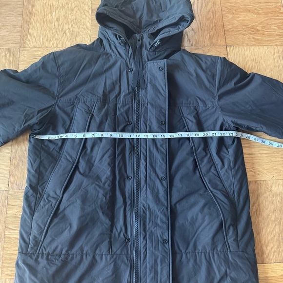 J. Crew Wallace & Barnes Lofty Nylon Parka PrimaLoft Size Large Black Coat - Picture 7 of 12